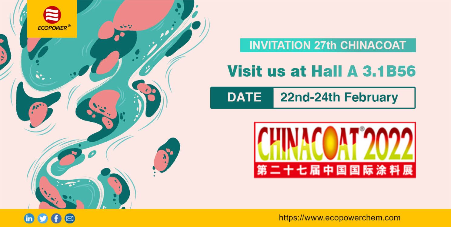ECOPOWER ha partecipato alla China International Coatings Exhibition Chinaacoat2022