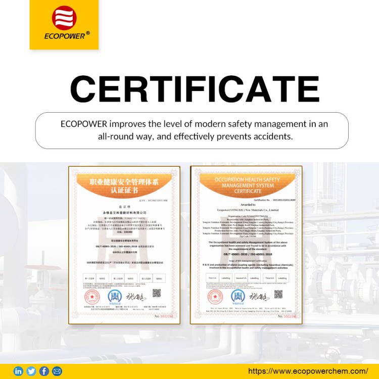 Aggiornamento ECOPOWER Certificato OHSAS18000