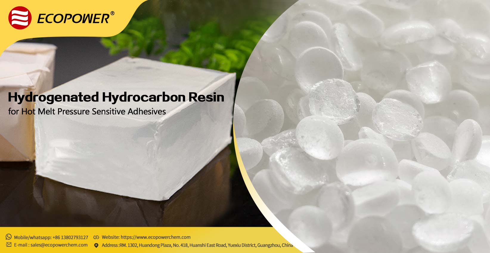 Resina idrocarburica idrogenata: un materiale versatile per adesivi termofusibili sensibili alla pressione