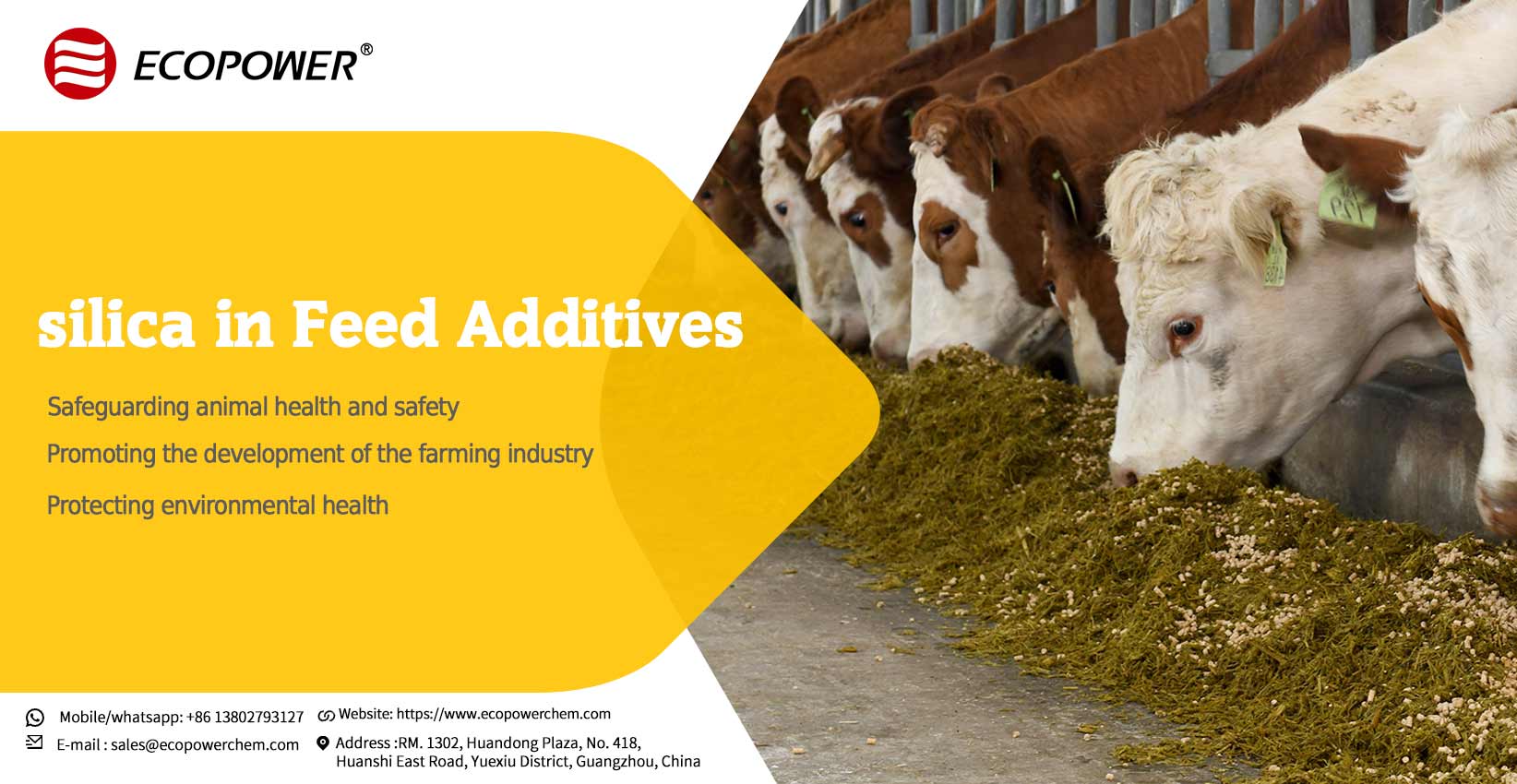 Silice negli additivi per mangimi